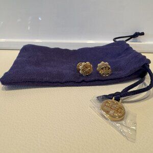 Tory Burch gold stud earrings